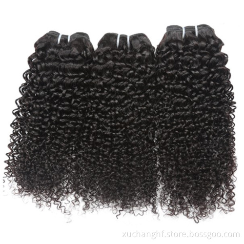 Raw Virgin Burmese Curly Hair Bundle,Pineapple Curly Hair,Pineapple Curly Wave Human Hair Extension For Black Women